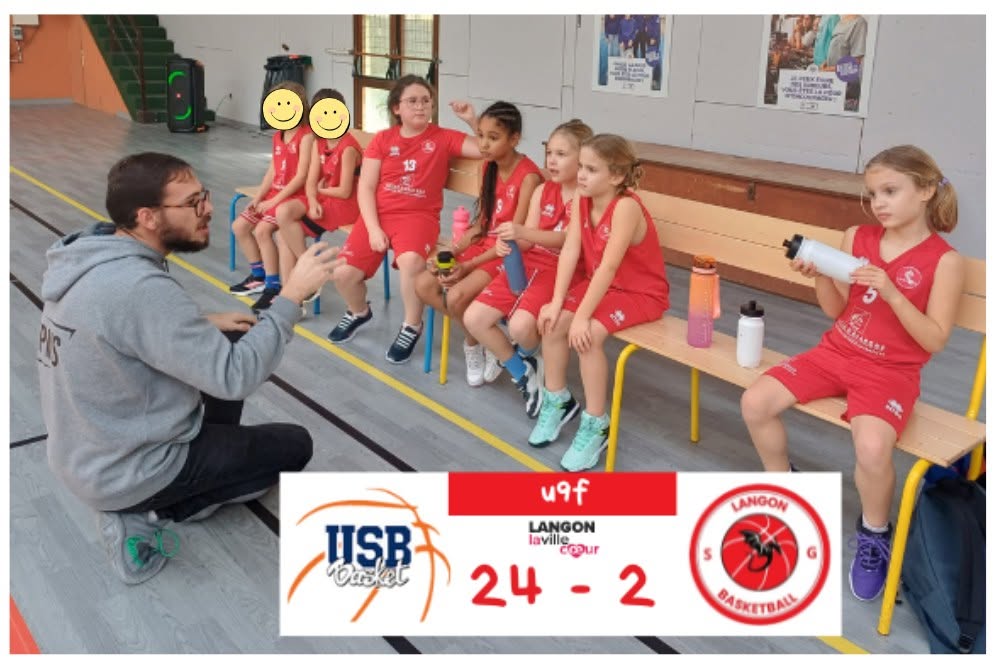 Première expérience pour nos U9F à La Brède